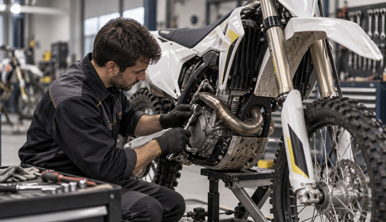 Mantenimiento de motos de competición